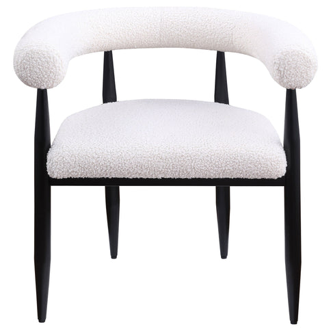 Dorgan - 5 Piece Round Dining Set - Black