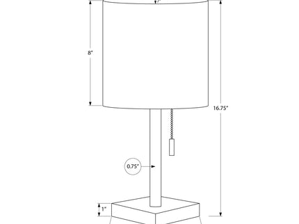 Lighting, Table Lamp, USB Port Included, Nickel, Contemporary (Set of 2)