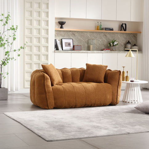 Cozy Beanbag Chair With High Resilience Foam Core For 2