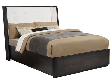 Bangor - Wingback Bed With Upholstered Headboard