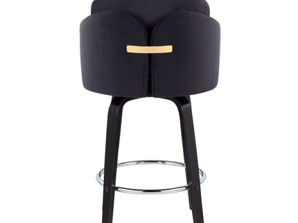 Dahlia - Contemporary Counter Stool Round Footrest (Set of 2)