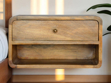 Curve Upper Slot Floating Nightstand