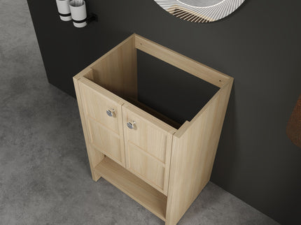 Modern Freestanding Bathroom Vanity With 2 Soft Closing Doors