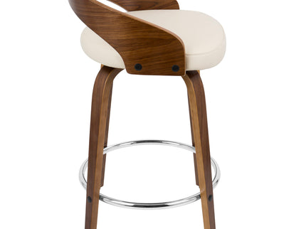 Grotto - Mid-Century Modern, Counter Stool With Swivel (Set of 2)