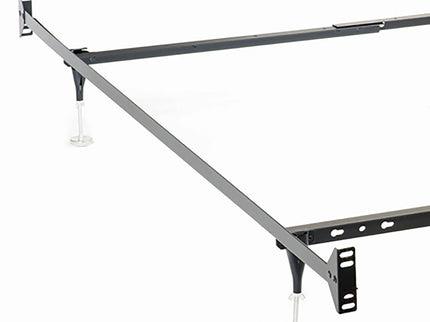 Renee - Twin / Full Bed Frame With Reinforced Center Beam And Bolt-On Construction - Black