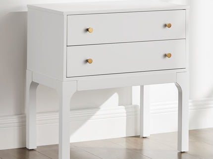 Alonso - 2 Drawer Nightstand - White
