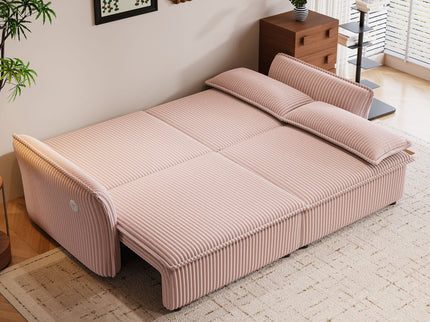 2 In 1 Convertible Sofa Bed, Multi Functional Living Room Furniture