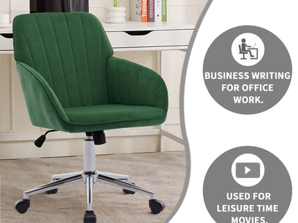 Adjustable Ergonomic Office Chair, Swivel Backrest Seat