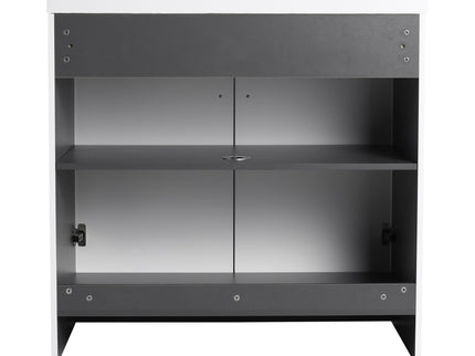 Modern Freestanding Bathroom Vanity With Soft Close Cabinet Doors