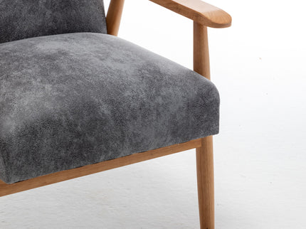 Wide Classic Mid-Century Modern Arm Chair