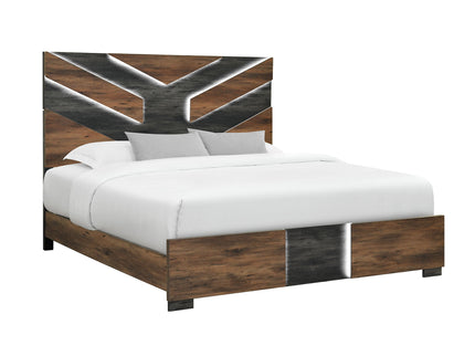 Prime - 5 Piece Bedroom Set With LED Headboard