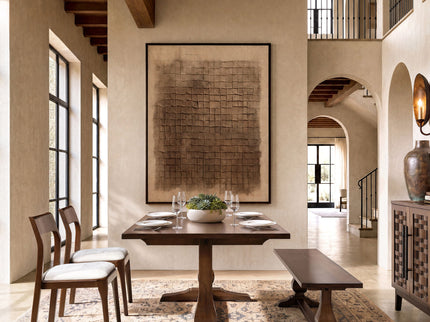 Whitmore - Trestle Dining Table - Dark Brown