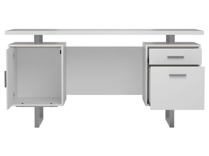 Jensen - 2 Drawer Desk - White