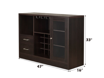 Hazen - Wine Cabinet III - Espresso