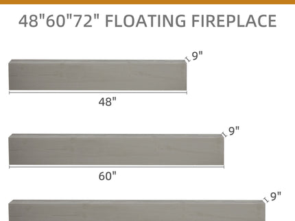 Fireplace Mantel Floating Shelf For Home Decor