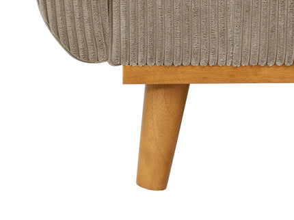 Upholstered Loveseat With Arms And Pillows