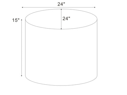 Full Compressed Ottoman - Purple