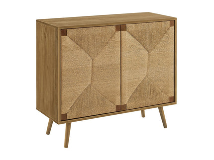 Accent Chest, 2 Door Cabinet, Storage Furniture - Walnut