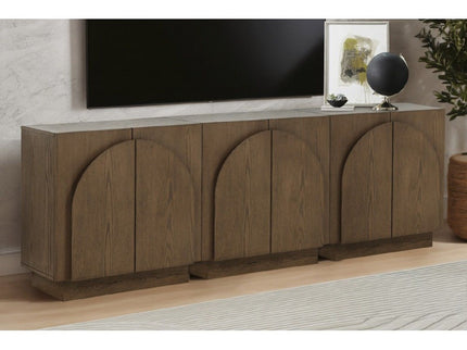 Modern Sideboard Buffet With Arched Cabinet Doors