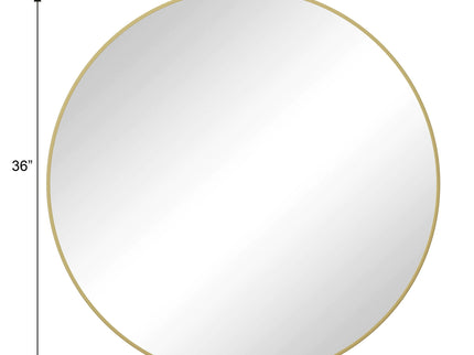 Wall Circular Mirror Metal Framed Mirror Round Vanity Mirror Dressing Mirror, For Bathroom, Living Room, Bedroom Wall Decor