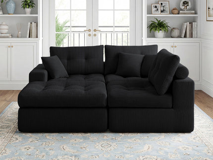 Corner Chaise L-Shaped Sectional Sofa Bed