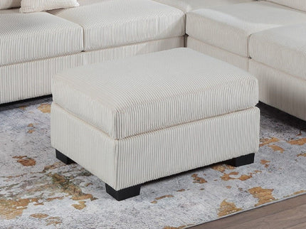 Sectional Sofa Set With Reversible Left / Right Chaise And Matching Cocktail Ottoman
