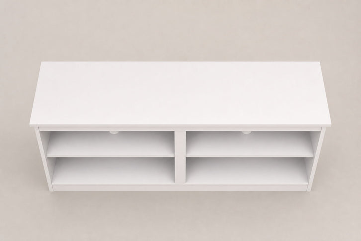 TV Stand For TVs Up To 50" With Open Shelves And Cable Management