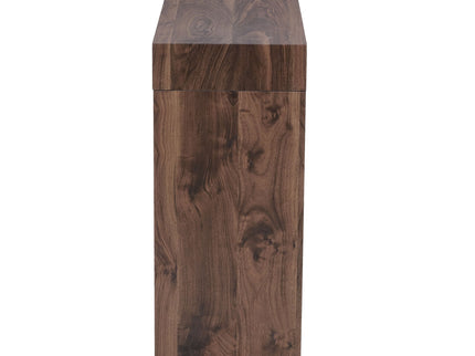 Console Table With Double Drawers - Walnut