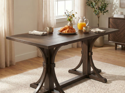 Dining Table With Trestle Base