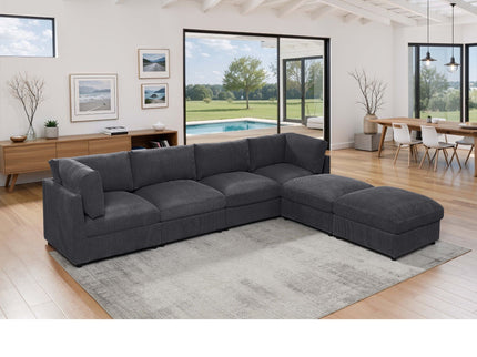 Modern Reversible Modular Sectional