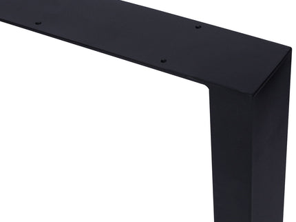 Square Table Legs, Wide Metal Table Legs, Heavy Duty Steel Desk Legs Table Leg Dining Table Legs Coffee Desk Leg (Set of 2)