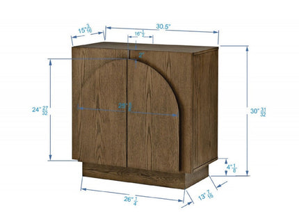Modern Sideboard Buffet With Arched Cabinet Doors
