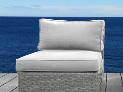 Armless Patio Chair With Cushions