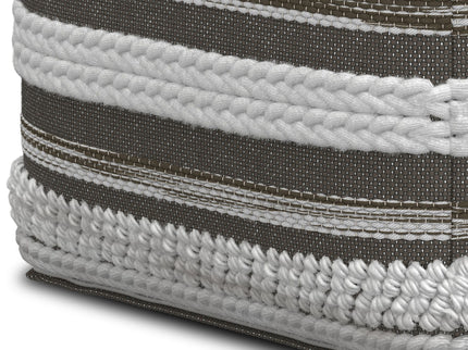 Sommer - Handcrafted Square Pouf