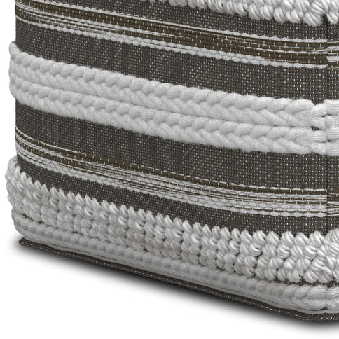 Sommer - Handcrafted Square Pouf