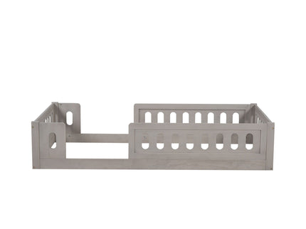 Platform Bed With Guardrail