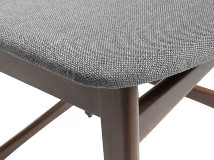 Elegant Counter Height Chair With Cushioned Seat