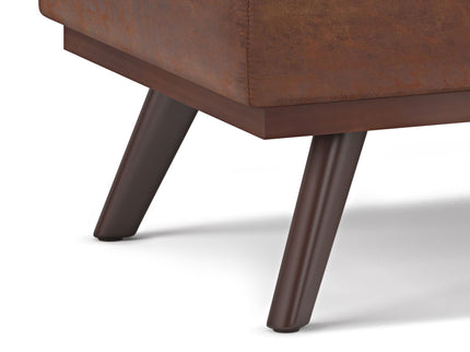 Owen - Lift Top Large Coffee Table Storage Ottoman, Mid Century Style