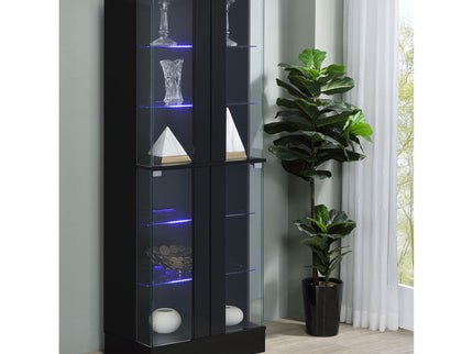 Gilbert - 4 Door LED Curio Display Cabinet