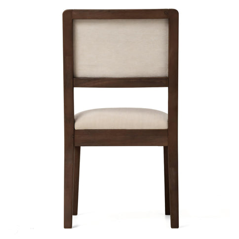 Compact Ergonomic Upholstered Side Chairs (Set of 2)