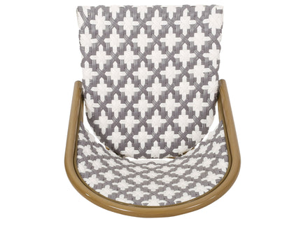 Chic French Bistro Chair With Durable Rattan And Aluminum Frame