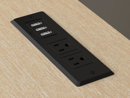 Desk - Tan - Wood