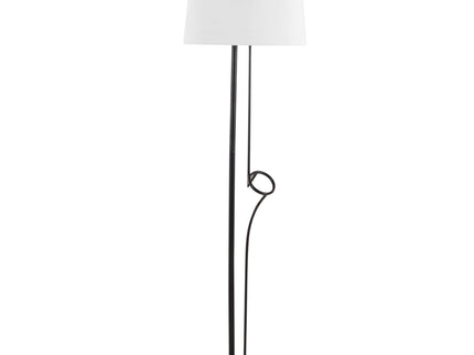 Shadow Contemporary Floor Lamp - Black / White