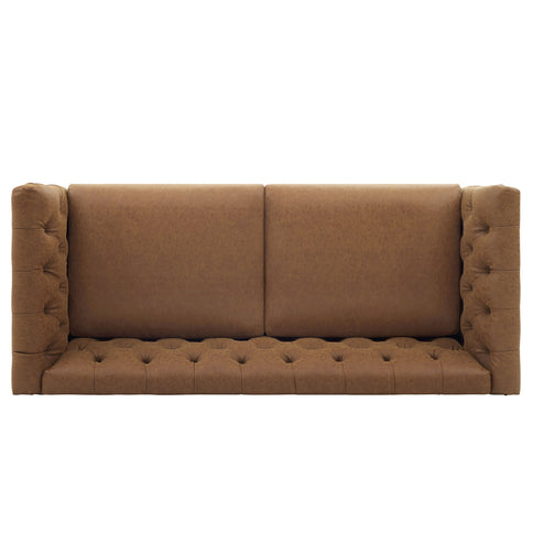 Chesterfield Sofa With Flared Arms For Living Room