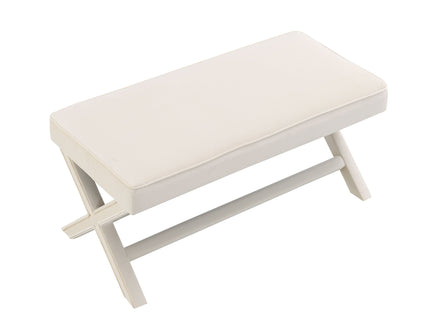 Comfort Double Bench Upholstered With X Crossed Legs