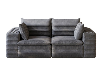 Cloud Sofa, Deep Seat Couches, Removable Cushion For Living Room - Dark Gray