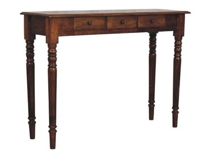 Turned Legs Drawer Console Table