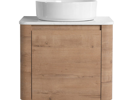 Wall Mounted Bathroom Vanity & Art Sink & 1 Soft Close Door