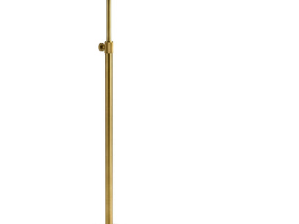 Verve - Floor Lamp With On / Off Switch Adjustable LED Round Base - Gold