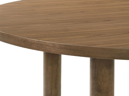Graham - 5 Piece Round Dining Table Set - Walnut